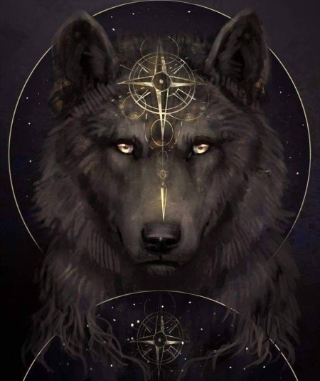 Славянский Тотем волк