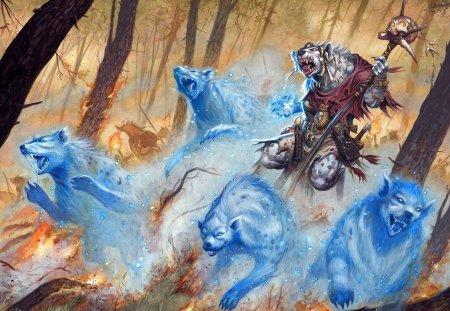 Гнолл шаман арт