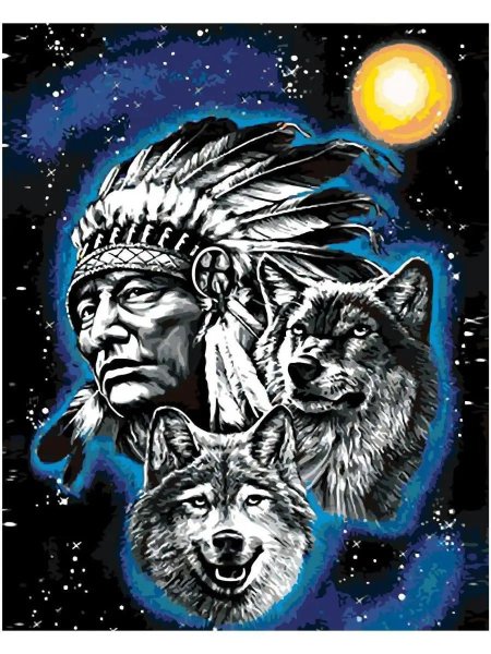 Волк Тотемы индейцев Северной Америки