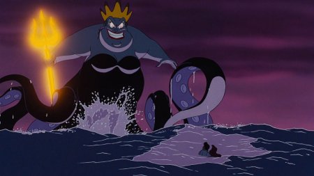 Мультфильм Русалочка Урсула и принц