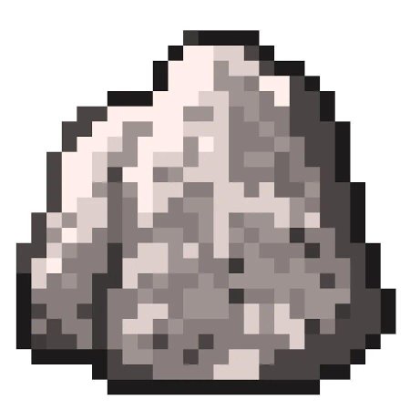 Пиксельный 2д камень