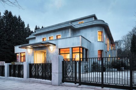 Арт деко вилла фасад