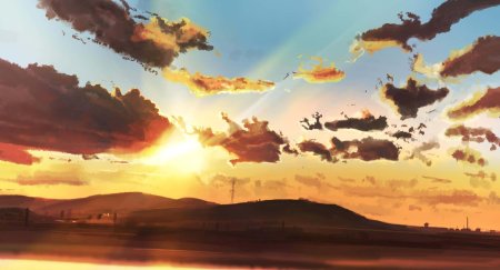 Аниме Макото Синкая ночь