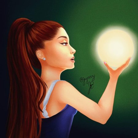 Ариана Гранде мультяшная