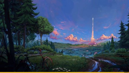 Аниме пейзаж