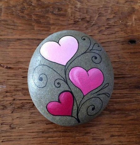 Рисование на камнях