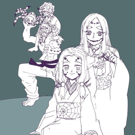 Клинок рассекающий демонов семья пауков