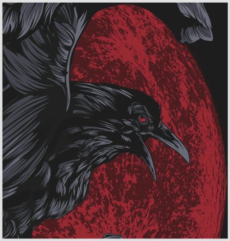 Красный ворон