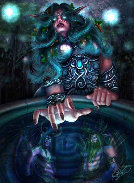 World of Warcraft Tyrande Иллидан
