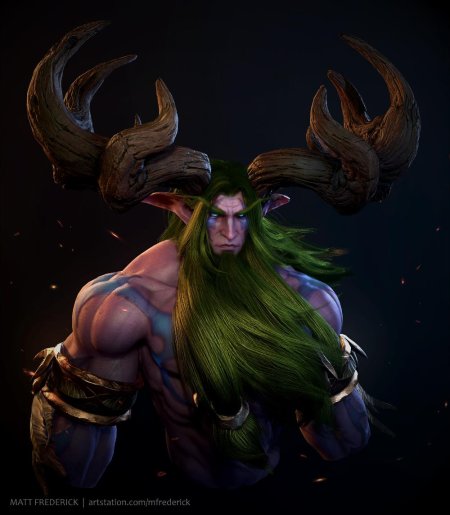 Варкрафт Малфурион арт