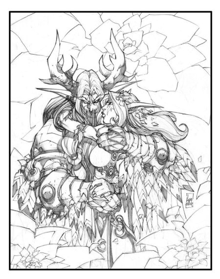 Малфурион скетч