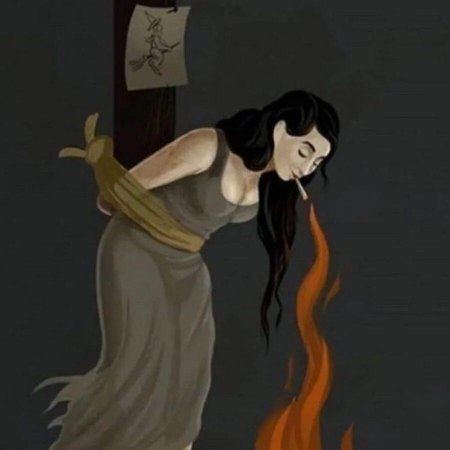 Марко мелграти ведьма на костре