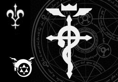 Стальной алхимик знак Фламеля