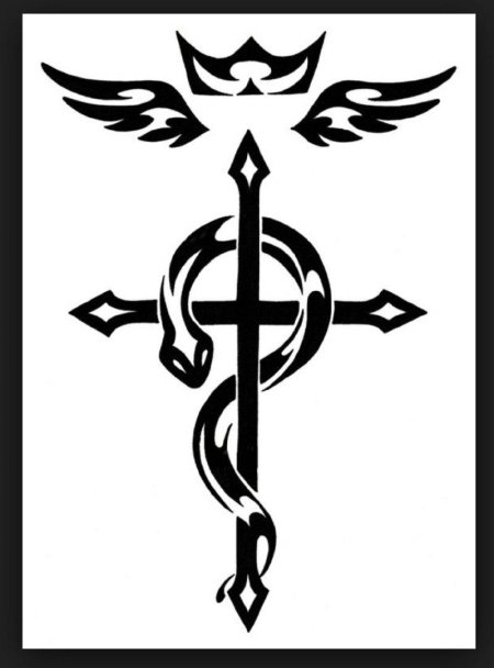 Стальной алхимик знак Фламеля