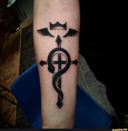 Стальной алхимик тату