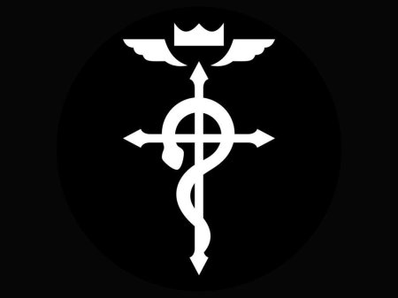 Знак Фламеля патч