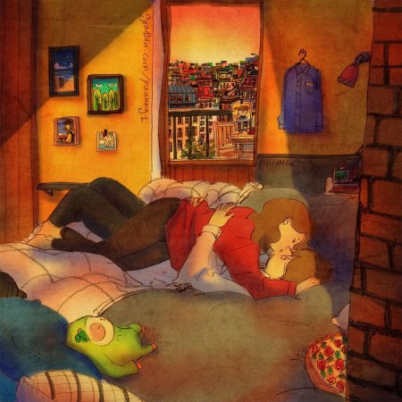 Корейский художник puuung