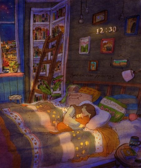 Уютные иллюстрации