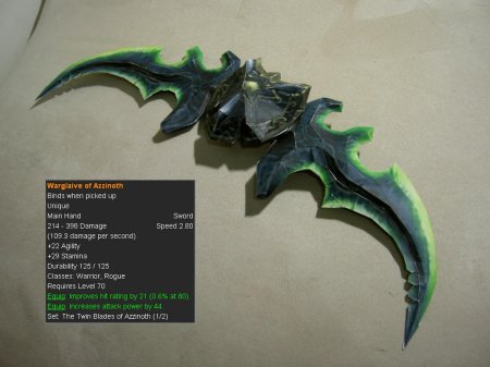 Клинки Иллидана варкрафт 3