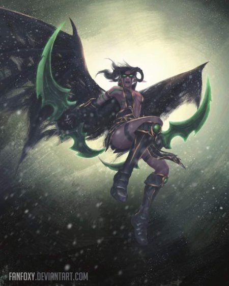 Иллидан охотник на демонов