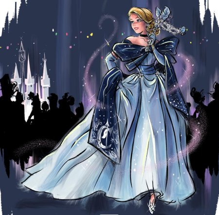 Принцессы Диснея арт