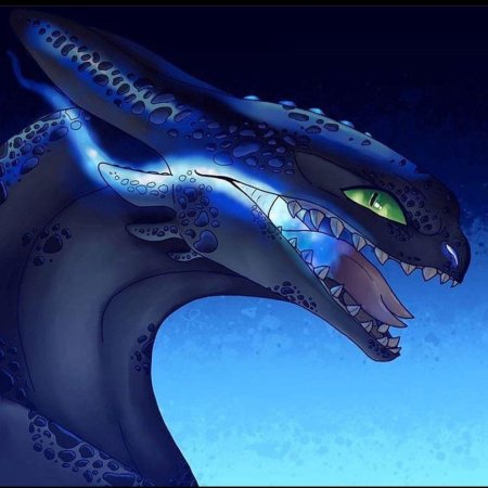 Дракон фурия синяя фурия