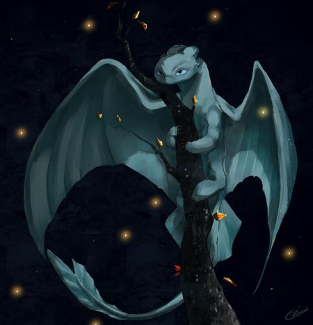 Ночное сияние дракон фурия Стефани