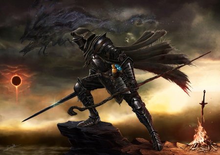 Дарк соулс 3 Падший рыцарь арт