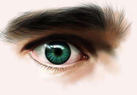 Мужские глаза арт