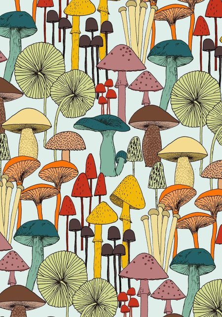 Паттерн психоделика грибы