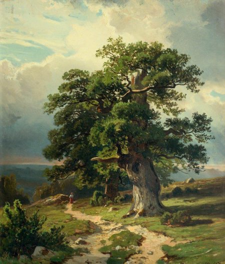 Иван Шишкин. Дуб. 1865.