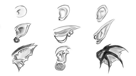 Уши эльфа референс