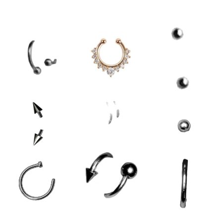 Пирсинг без фона