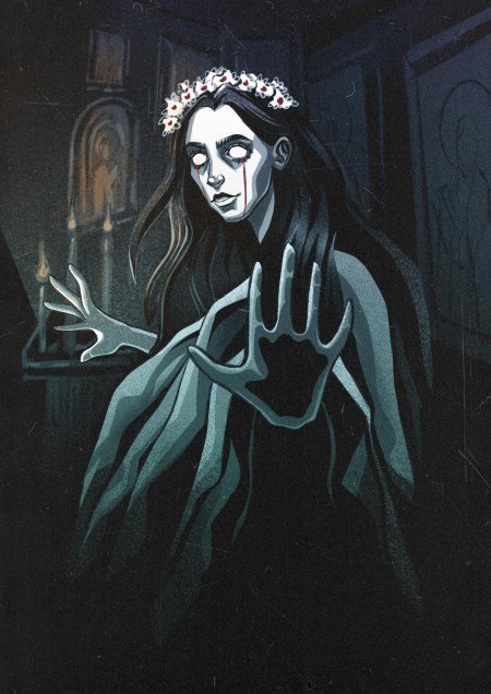 Иллюстрации к повести Гоголя Вий