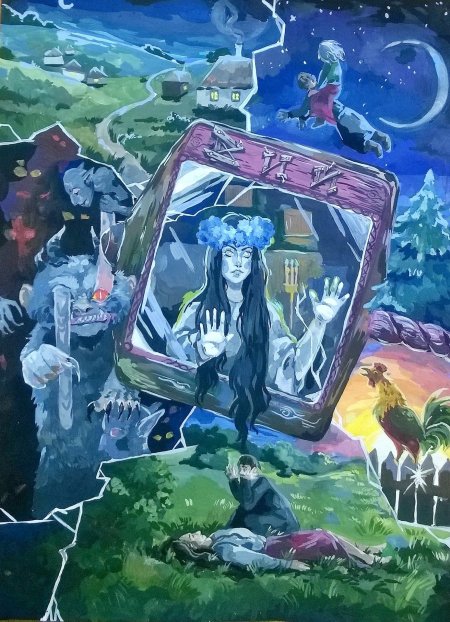 Гоголь иллюстрации к произведениям Вий