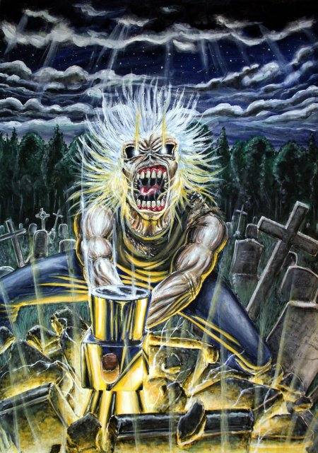 Айрон мейден обложки альбомов тату