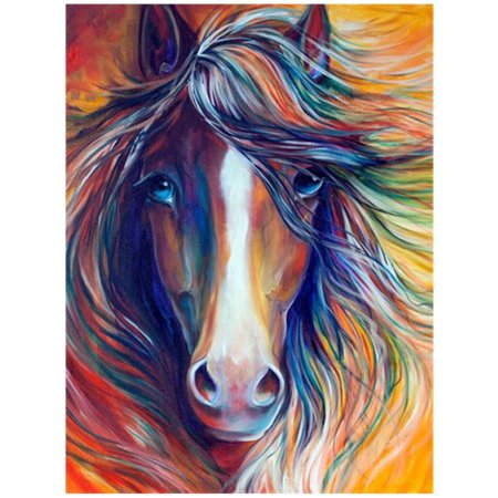 Лошадь живопись морда