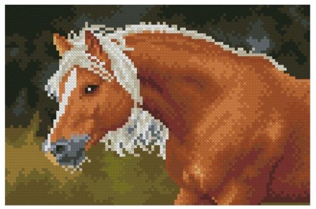 Алмазная мозаика лошадь