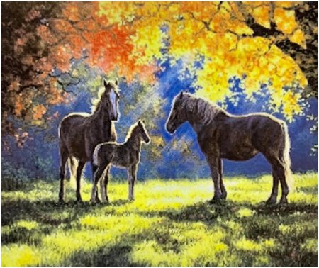 Художник Авраам Хантер лошадь