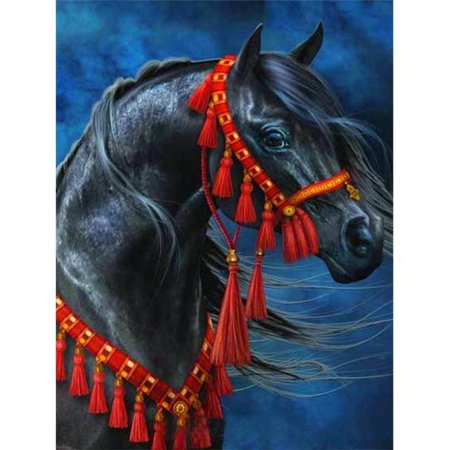 Алмазная мозаика лошадь