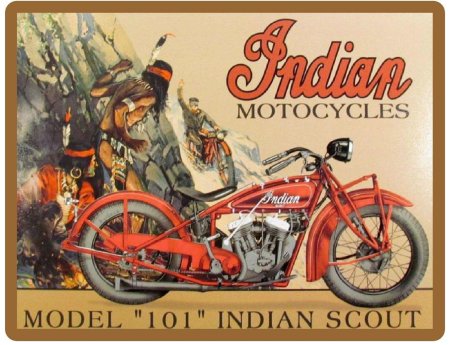 Мотоцикл Индиан Скаут ретро