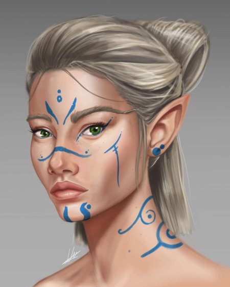 Макияж эльфа