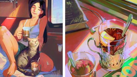 Ведьмы в поезде арт