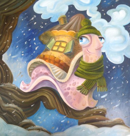 Улитка в иллюстраторе