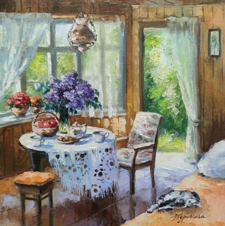 Дачные интерьеры картины