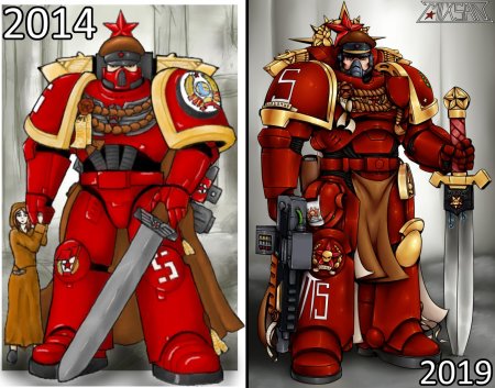 Вархаммер 40000 Soviet Space Marine