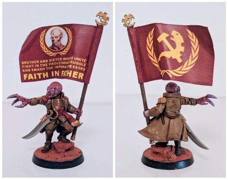 Warhammer 40k генокульт миниатюры коммунисты