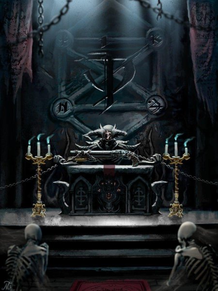 Жертвенный алтарь арт
