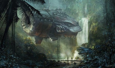 Sci-Fi Art джунгли