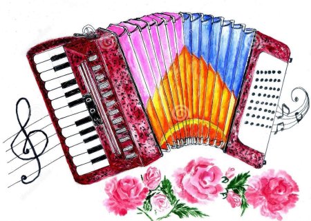 Гармошка баян аккордеон